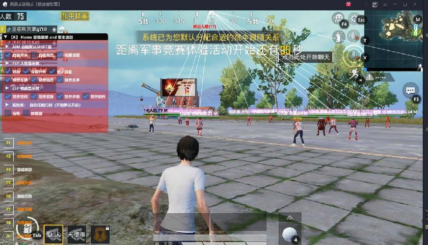 和平精英稳定外挂演示